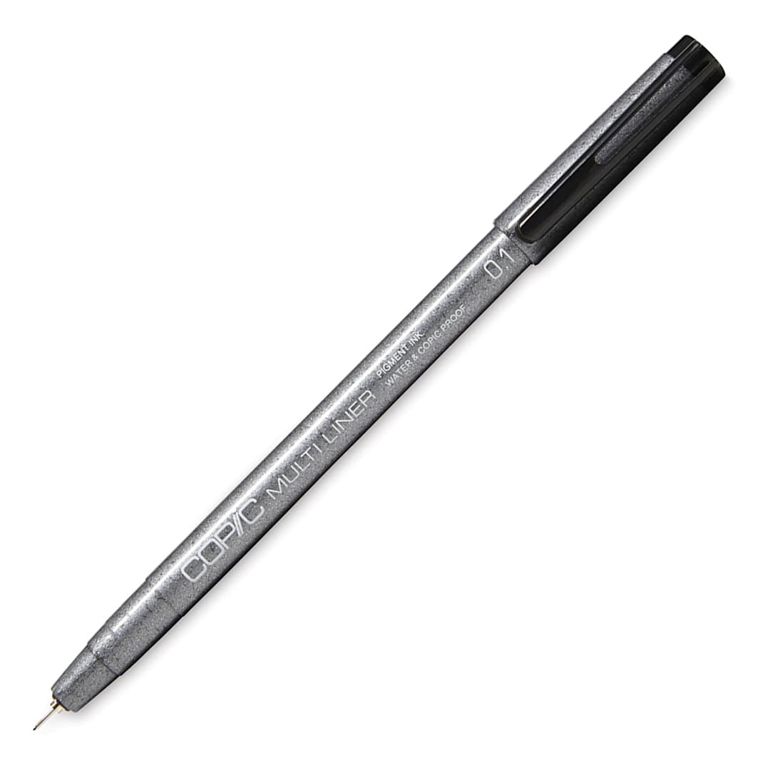 Open in modal - Copic Multiliner Pen - 0.1 mm Tip, Black