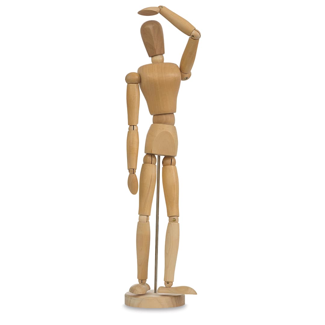 Open in modal - Blick Hardwood Manikin  - 16", Female