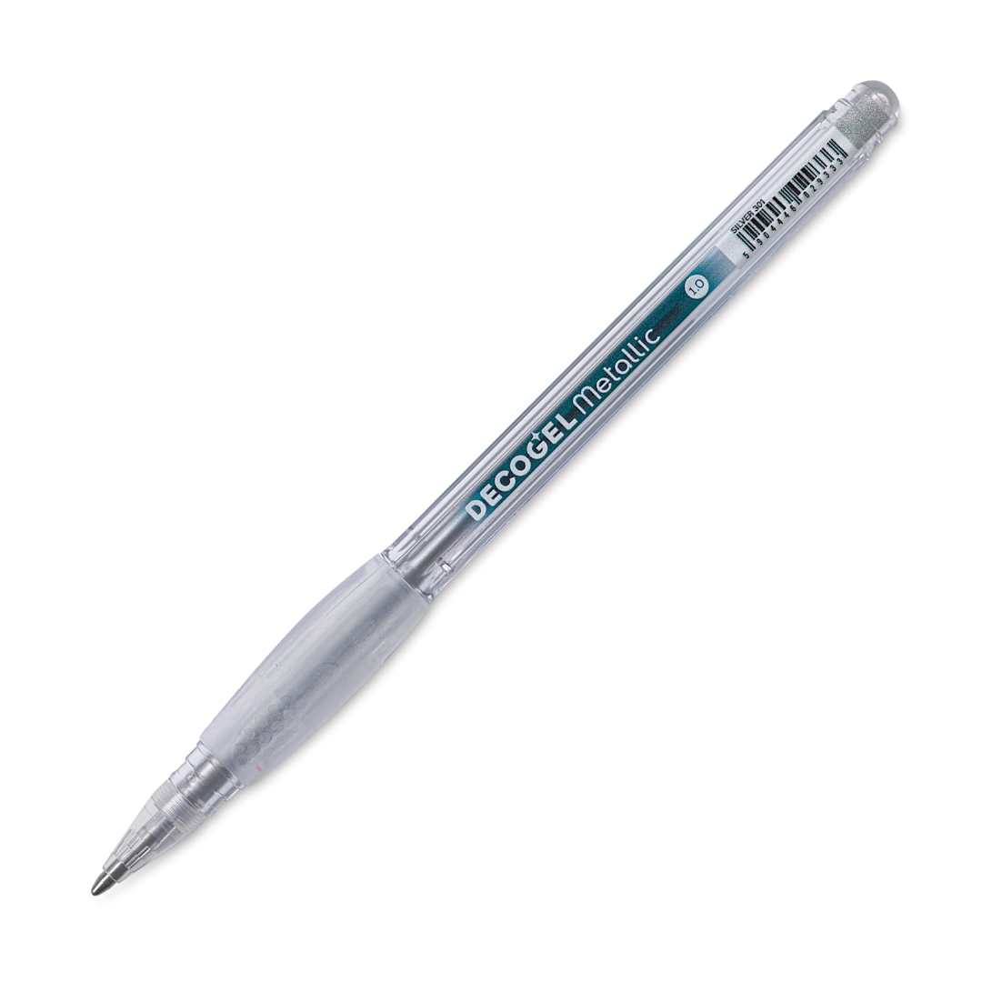 Open in modal - Karin DecoGel Metallic Pen - 301, Silver, cap off