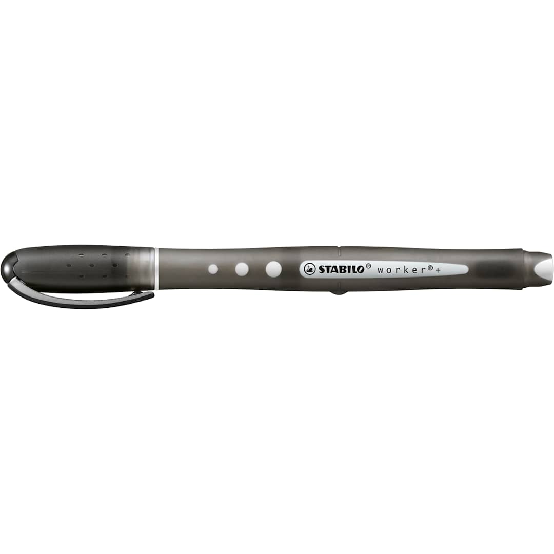 Open in modal - worker colorful Rollerball Pen Black