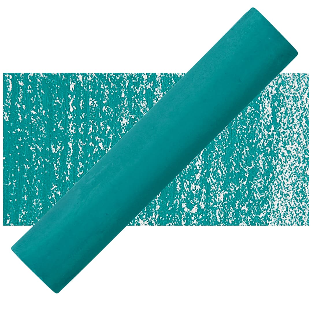 Open in modal - Blockx Soft Pastel - Viridian 621 pastel and swatch