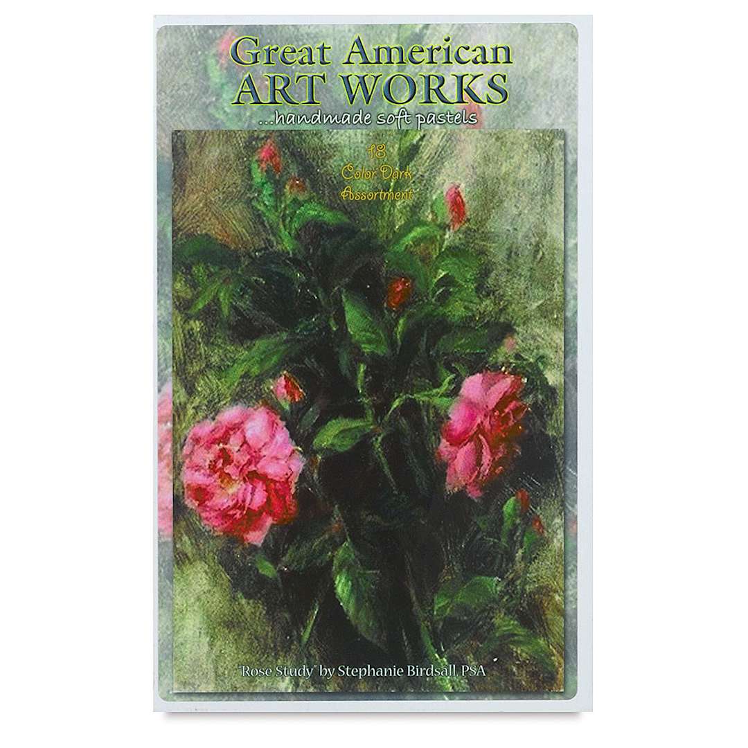 Open in modal - Great American Handmade Pastel Set - Very Dark, Set of 18