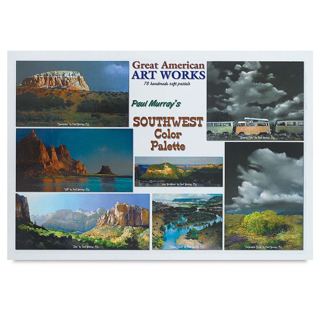 Open in modal - Great American Art Works Pastel Set - Southwest Landscape, Set of 78, In Package
