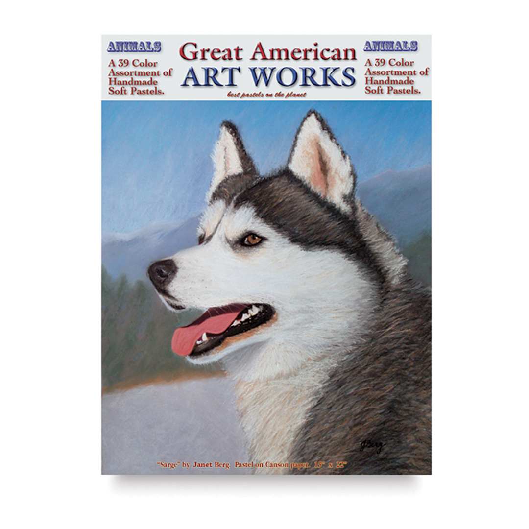Open in modal - Great American Art Works Pastel Set - Animals, Set of 39