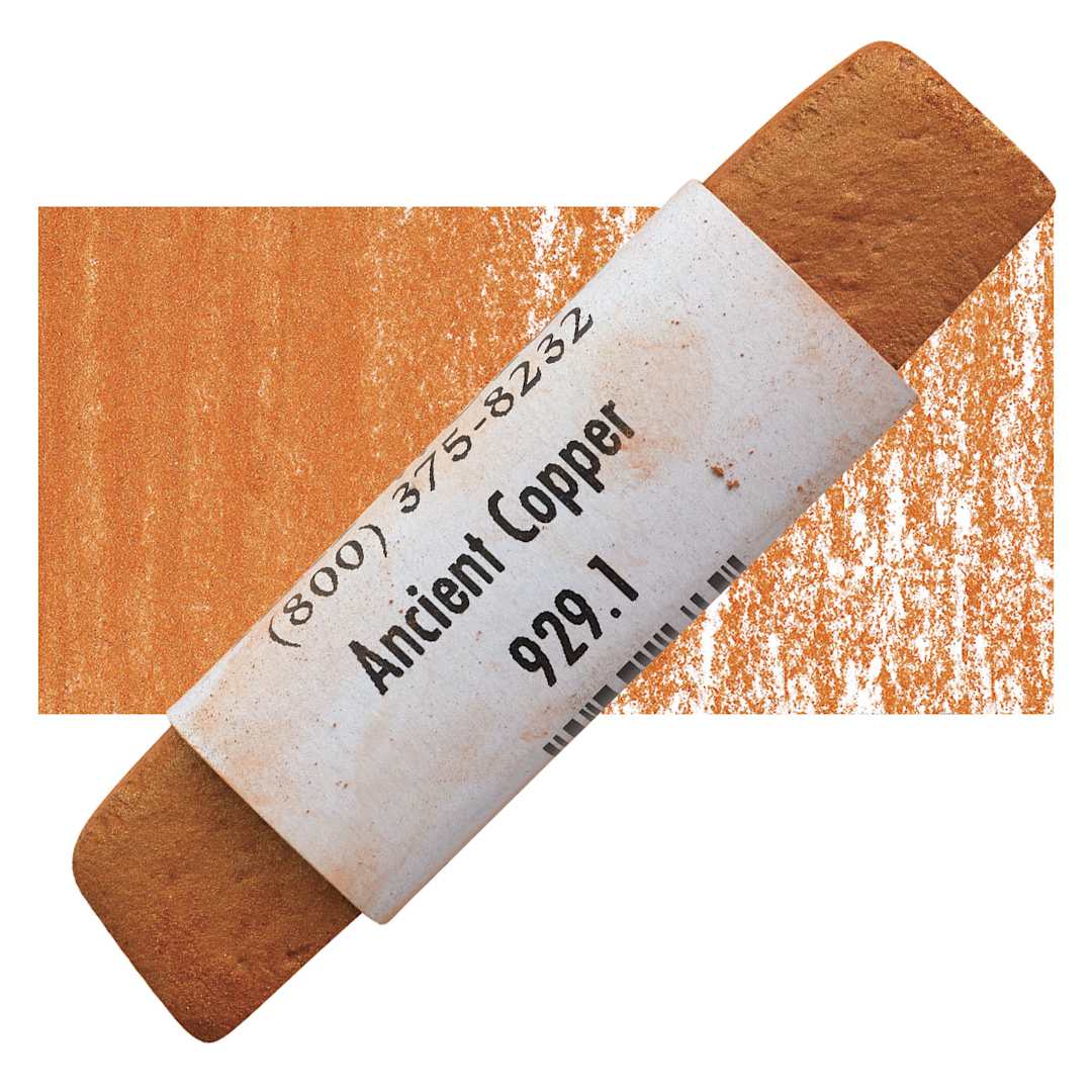Open in modal - Great American Handmade Pastel - Ancient Copper, 929.1 pastel and swatch