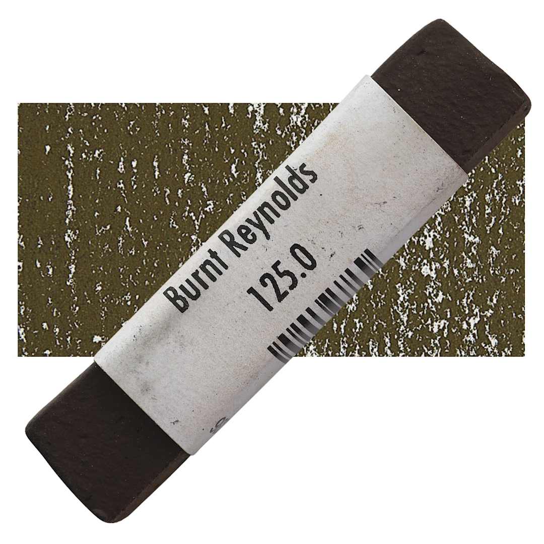 Open in modal - Great American Handmade Pastel - Burnt Reynolds 0, 125.0 pastel and swatch