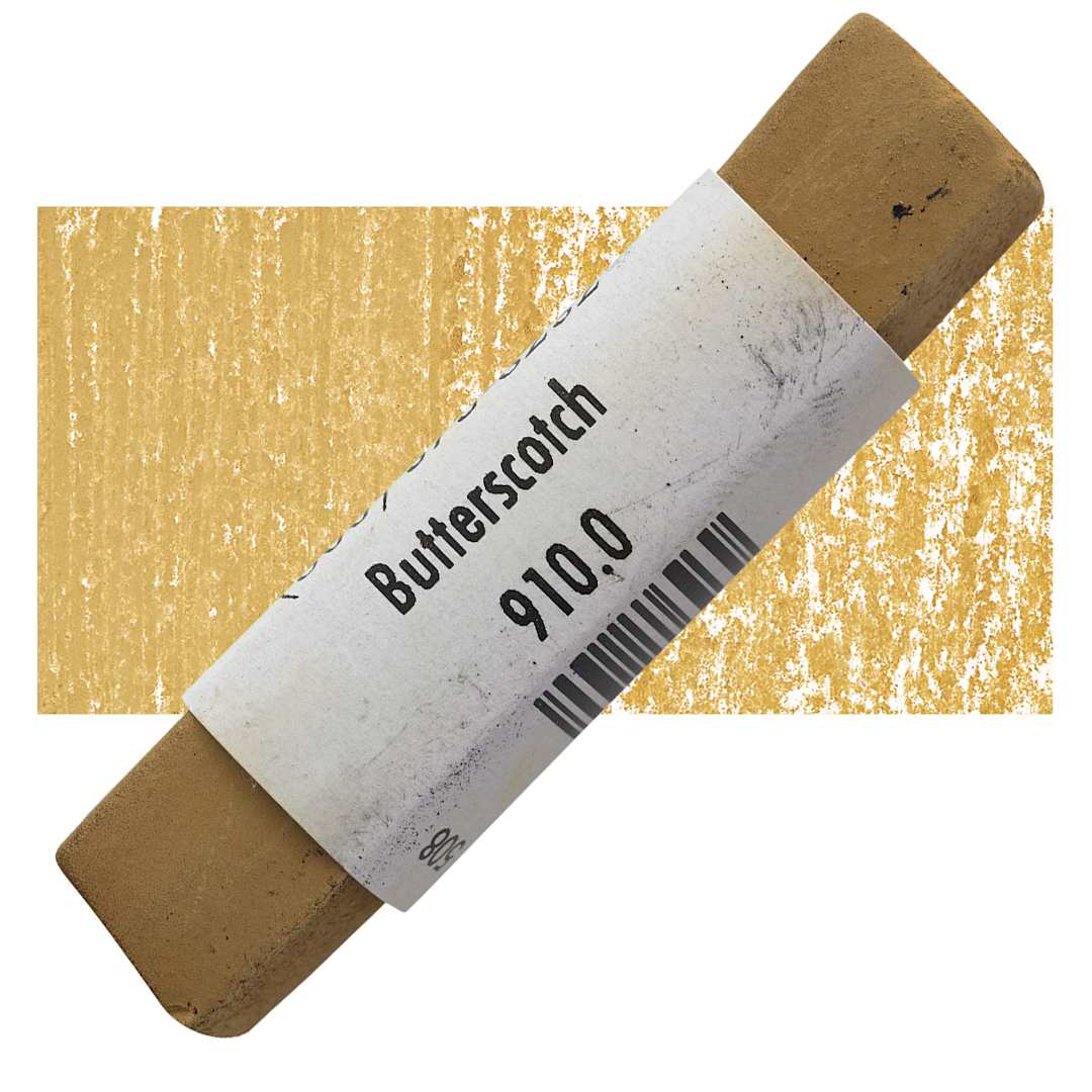 Open in modal - Great American Handmade Pastel - Butterscotch 0, 910.0 pastel and swatch