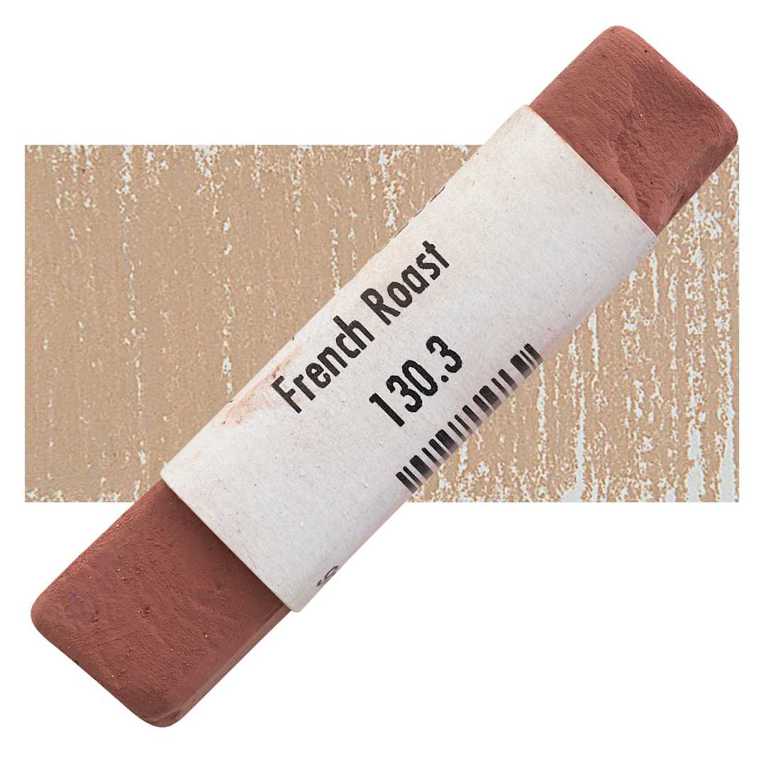 Open in modal - Great American Handmade Pastel - French Roast 3, 130.3 pastel and swatch