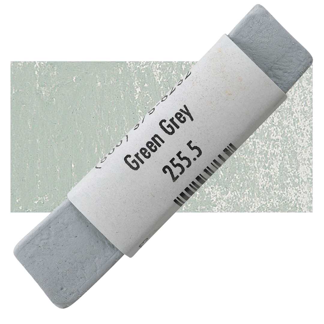 Open in modal - Great American Handmade Pastel - Green Gray 5, 255.5 pastel and swatch