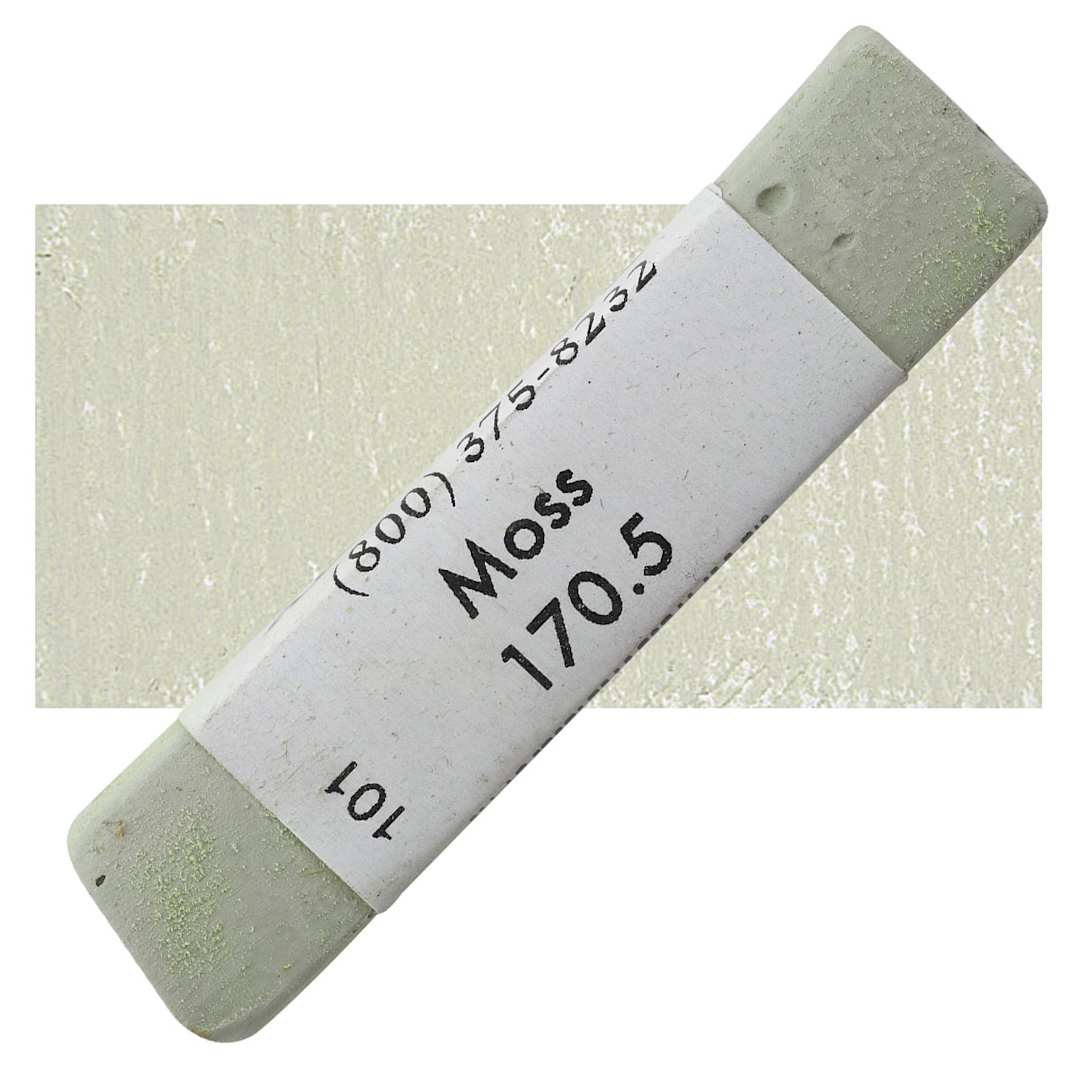 Open in modal - Great American Handmade Pastel - Moss 5, 170.5 pastel and swatch