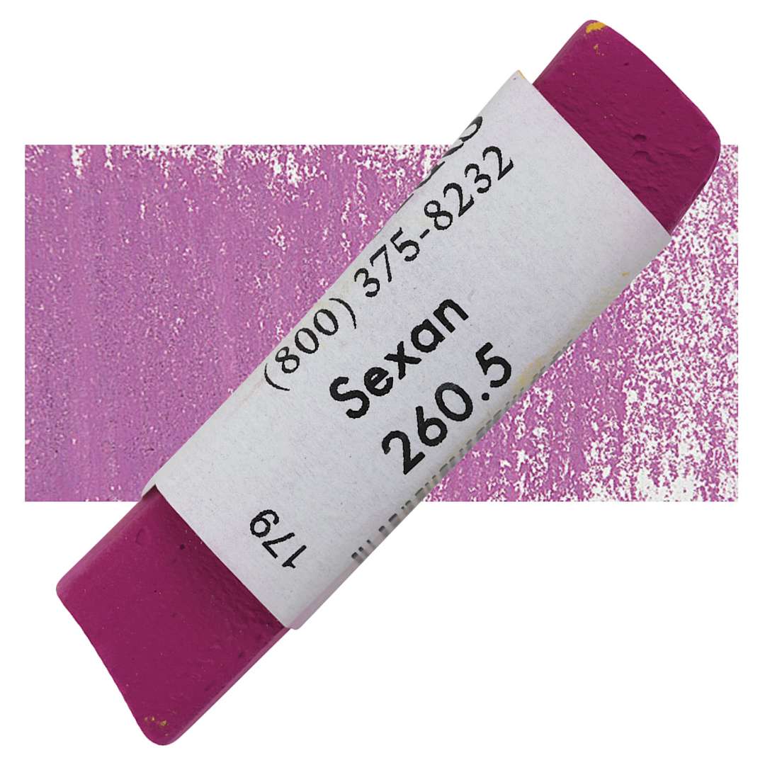 Open in modal - Great American Handmade Pastel - Sexan 5, 260.5 pastel and swatch