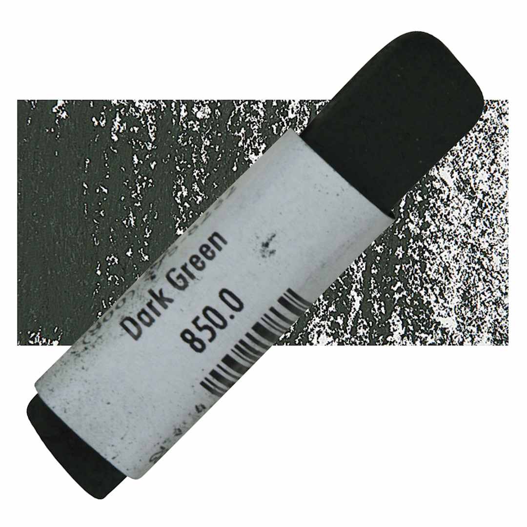 Open in modal - Great American Handmade Pastel - SOM Dark Green 0, 850.0 pastel and swatch