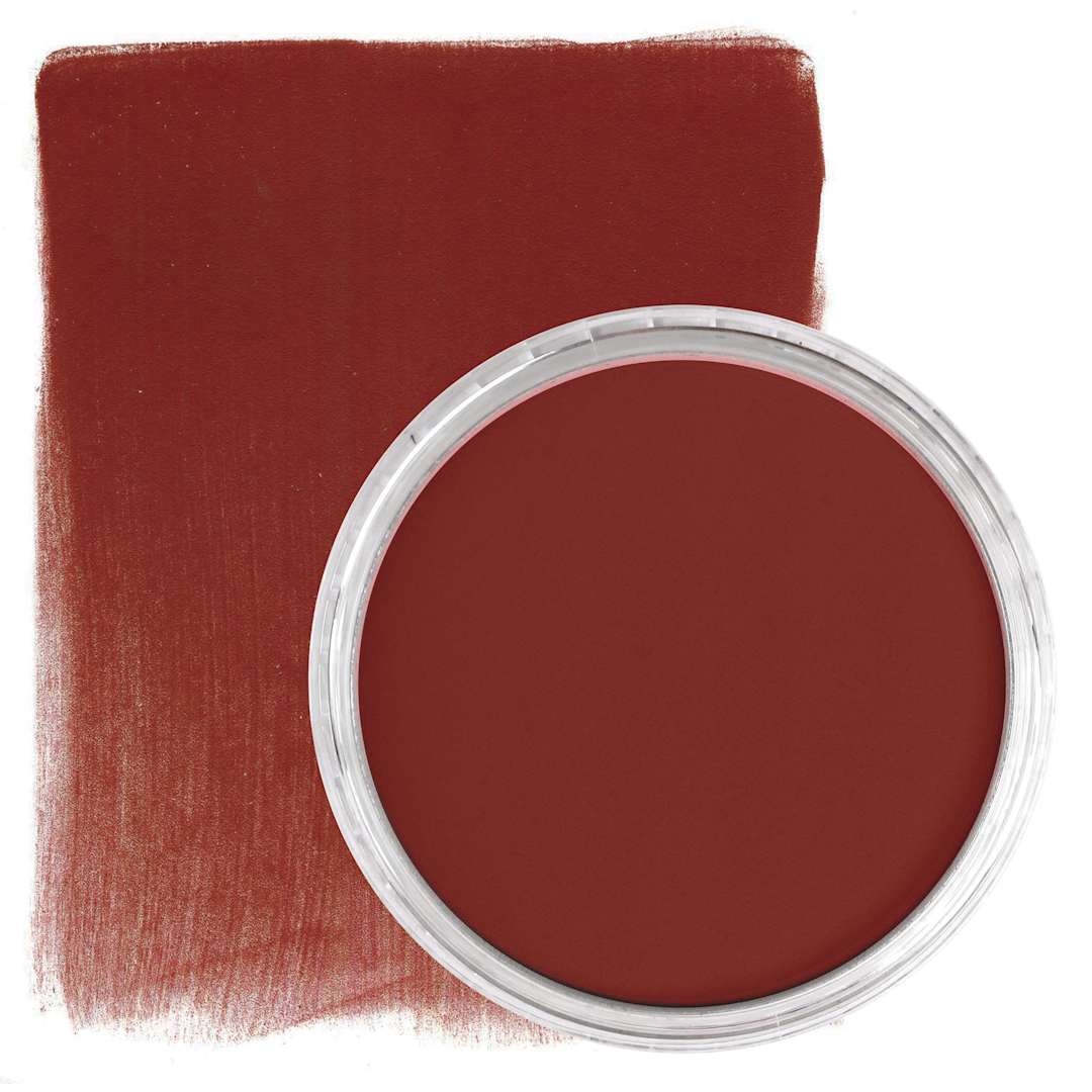 Open in modal - PanPastel Artists’ Painting Pastel - Permanent Red Shade, 340.3, pan and swatch