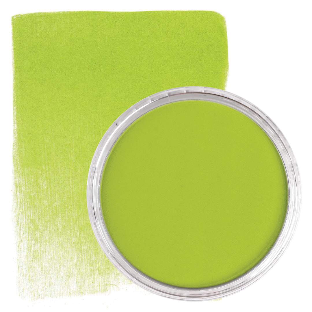 Open in modal - PanPastel Artists’ Painting Pastel - Bright Yellow Green, 680.5, swatch and pan