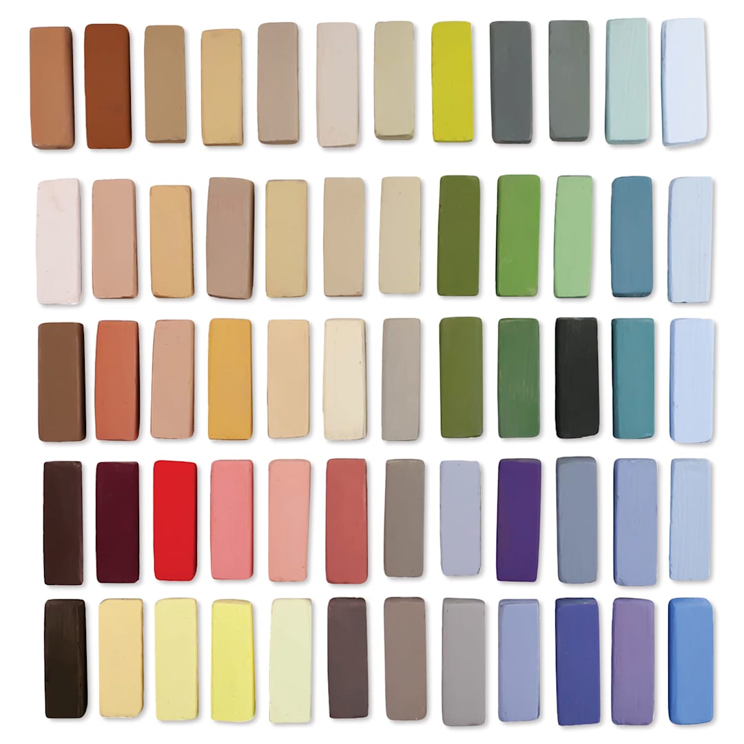 Open in modal - Terry Ludwig Pastels - Set of 60, Arid Landscape