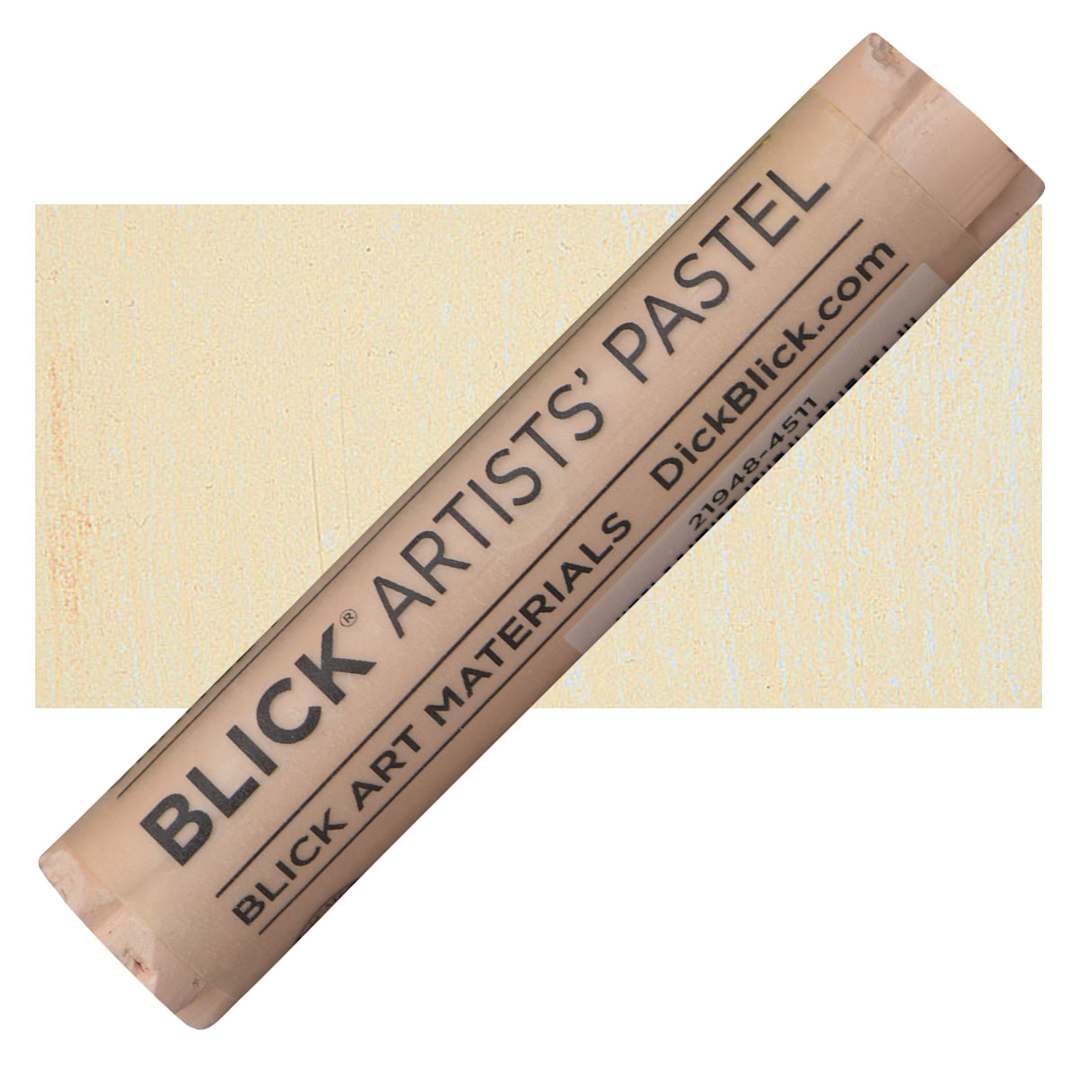Open in modal - Blick Artists' Soft Pastel - Orange 1 pastel and swatch