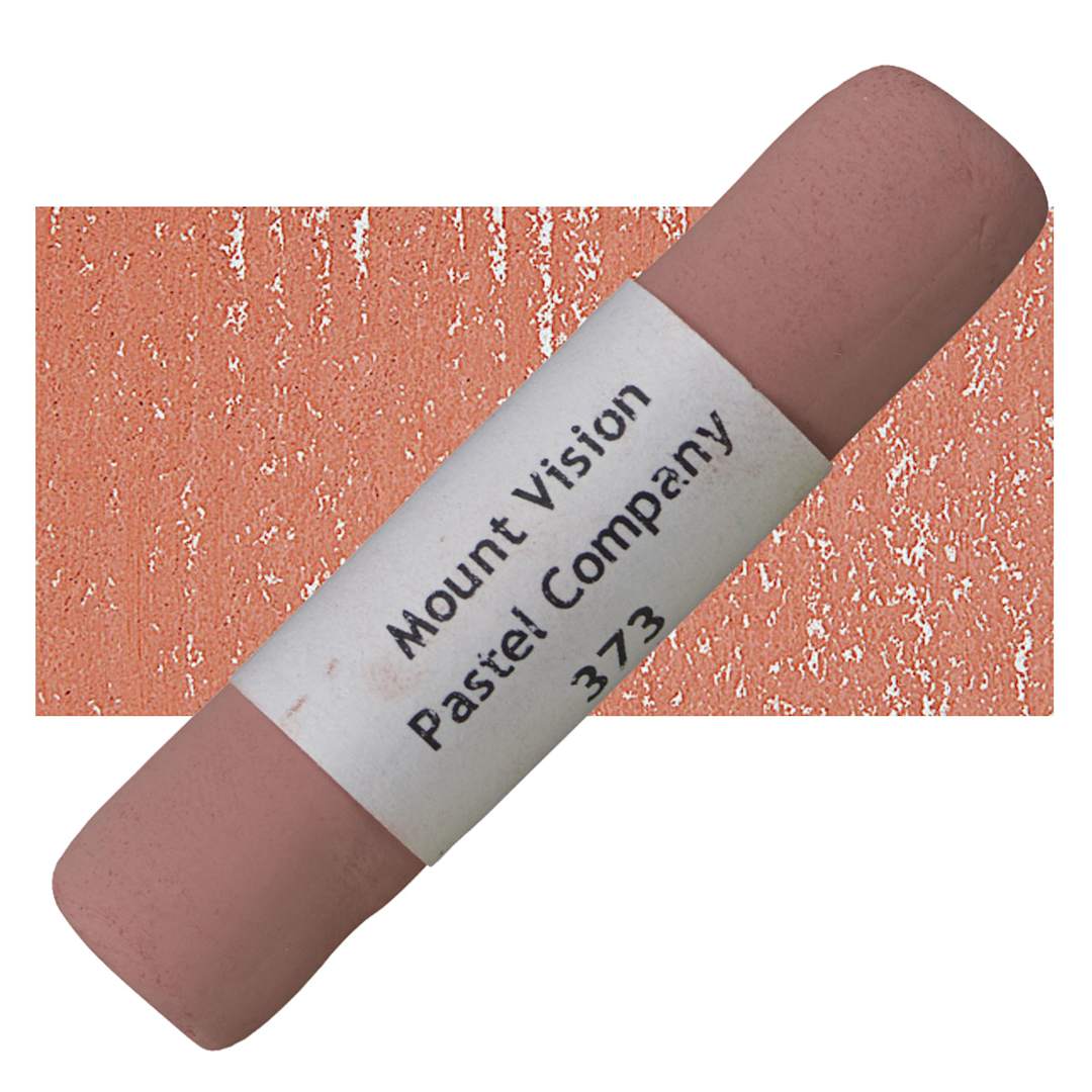 Open in modal - Mount Vision Handmade Pastel - Brick Red 373 pastel and swatch