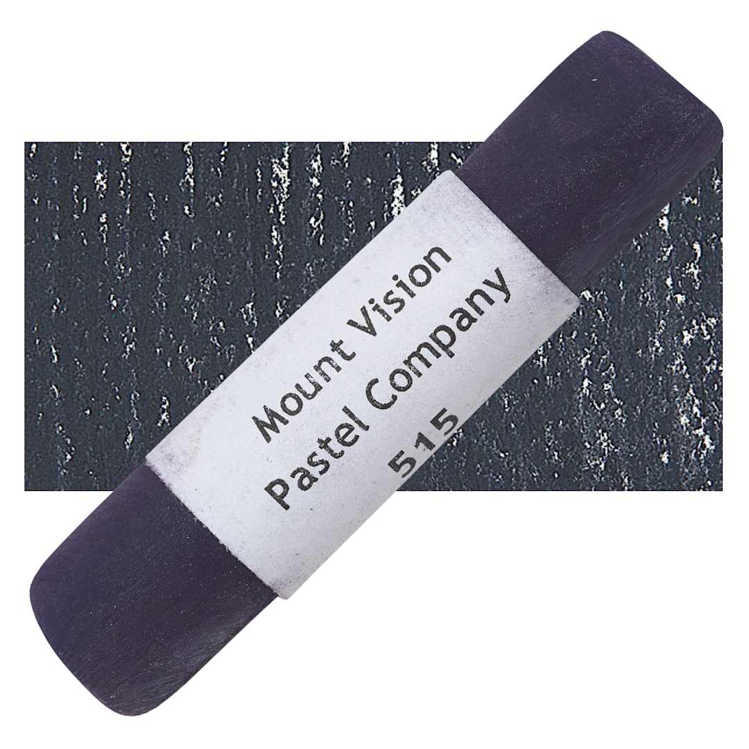 Open in modal - Mount Vision Handmade Pastel - Dark Blue (Purple) 515 pastel and swatch