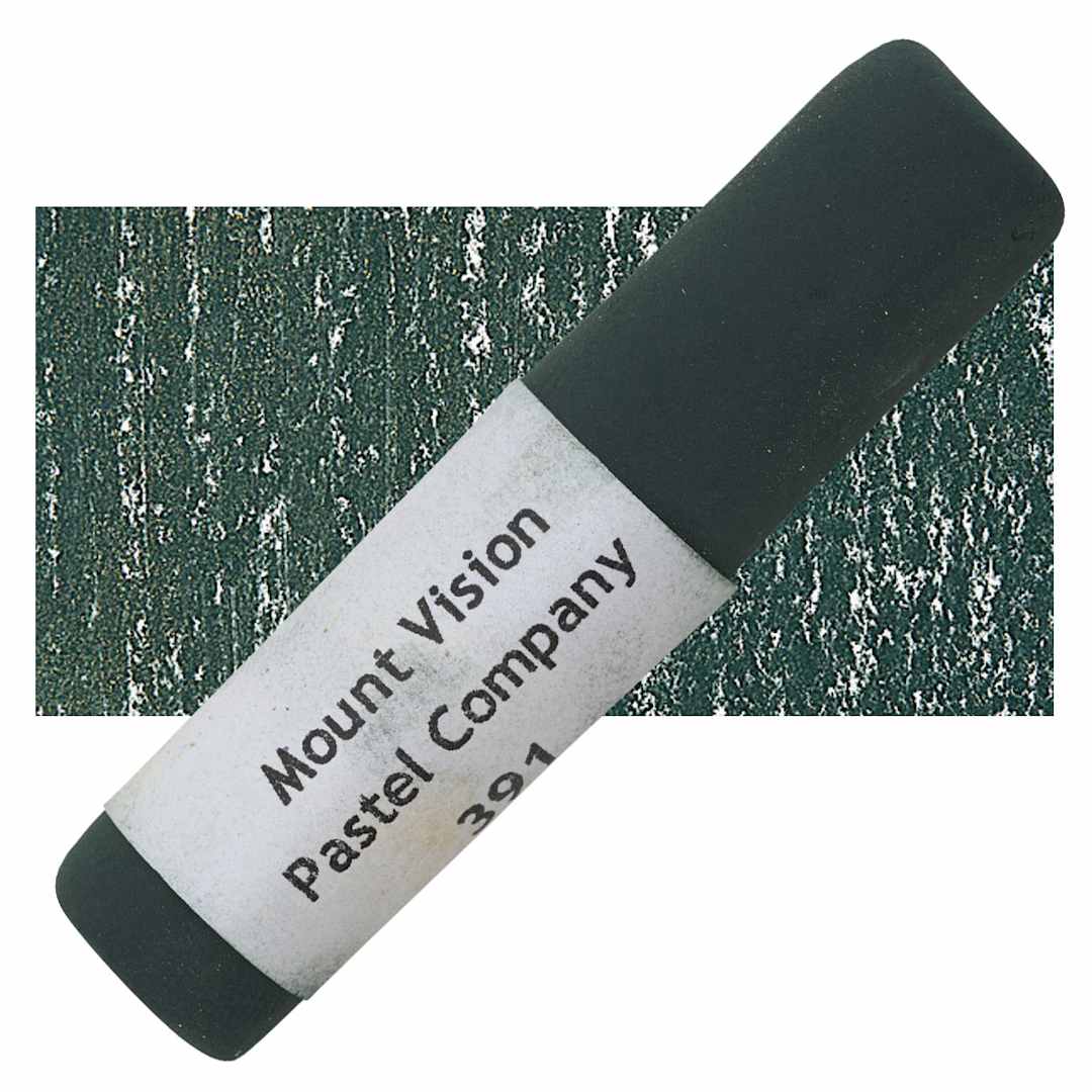 Open in modal - Mount Vision Handmade Pastel - Dark Green 391 pastel and swatch