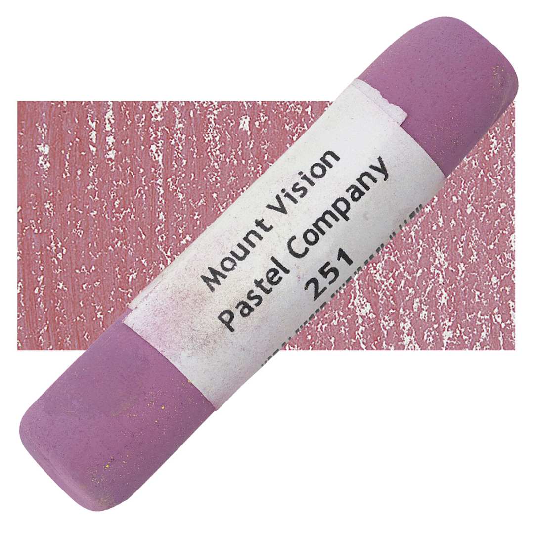 Open in modal - Mount Vision Handmade Pastel - Deep Red Purple 251 pastel and swatch