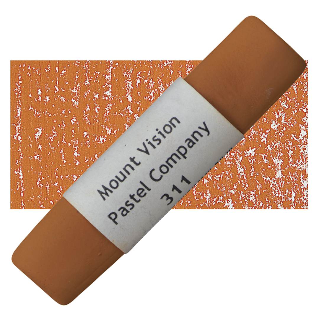 Open in modal - Mount Vision Handmade Pastel - Earth Orange 311 pastel and swatch