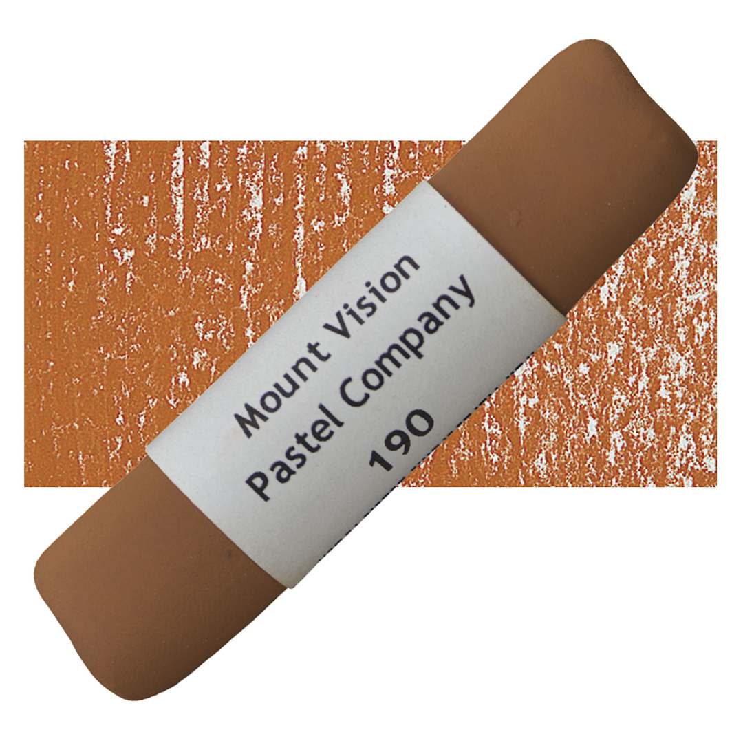 Open in modal - Mount Vision Handmade Pastel - Flesh Ochre 190 pastel and swatch