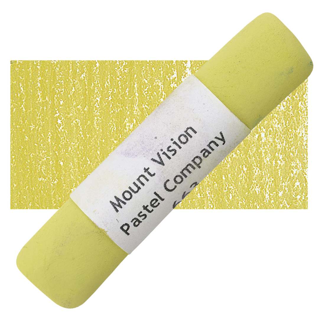 Open in modal - Mount Vision Handmade Pastel - Pea Green 663 pastel and swatch