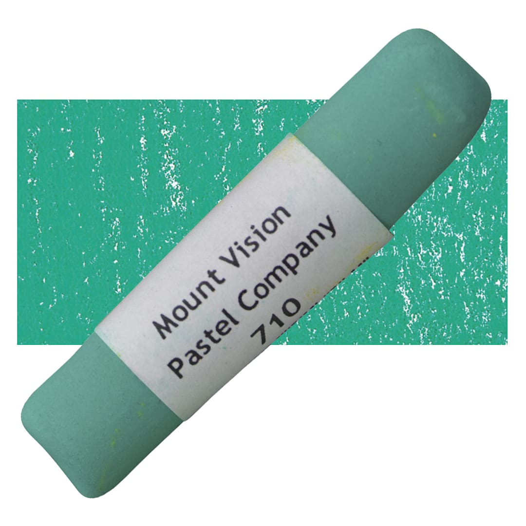 Open in modal - Mount Vision Handmade Pastel - Tropical Green 710 pastel and swatch