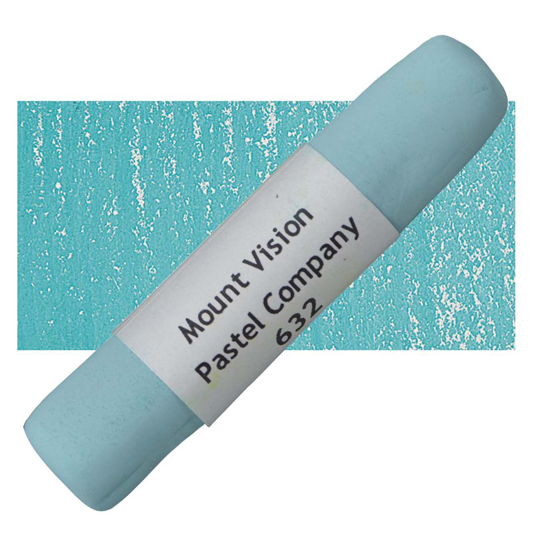 Open in modal - Mount Vision Handmade Pastel - Turquoise Green 632 pastel and swatch