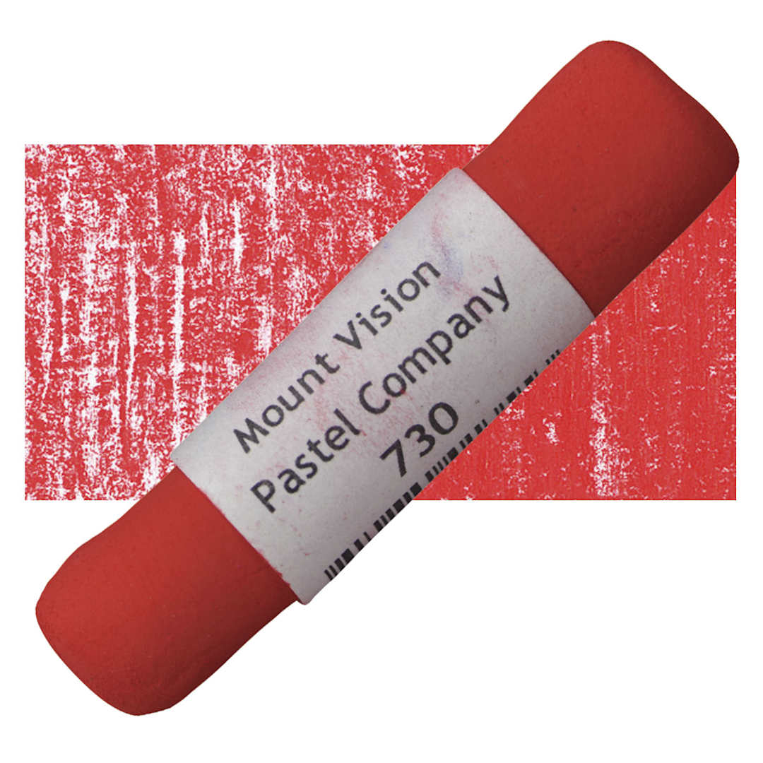 Open in modal - Mount Vision Handmade Pastel - Warm Red 730 pastel and swatch