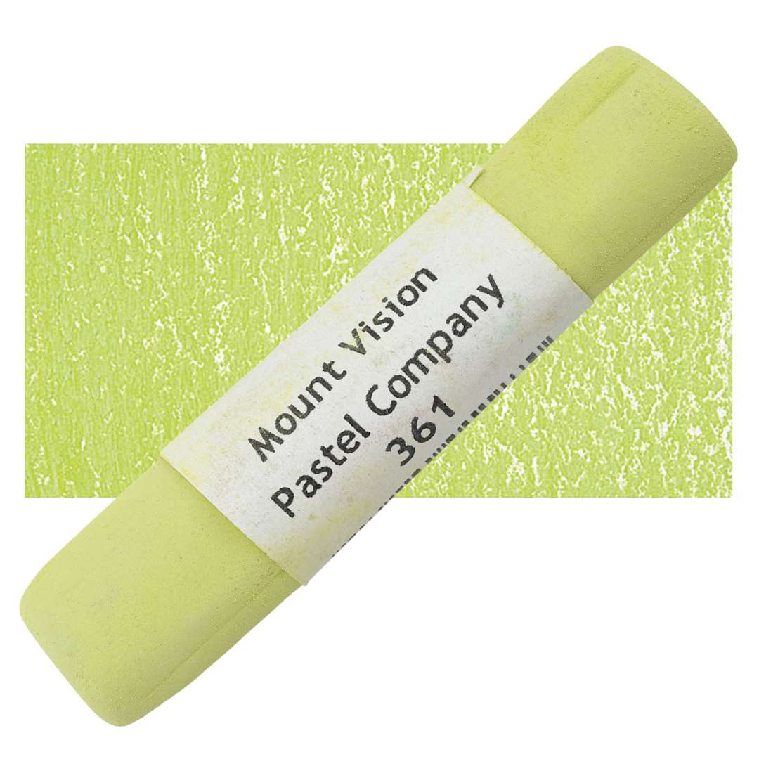 Open in modal - Mount Vision Handmade Pastel - Yellow Orange Green 361 pastel and swatch
