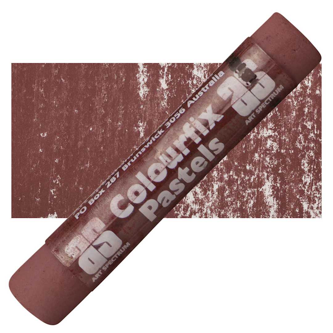 Open in modal - Art Spectrum Colourfix Soft Pastel - Burgundy pastel and swatch