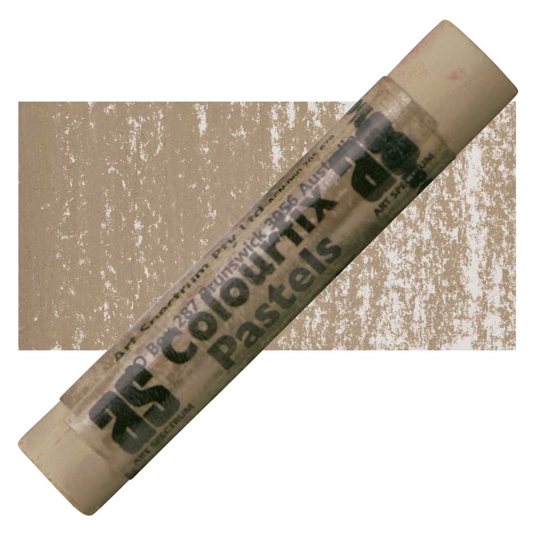 Open in modal - Art Spectrum Colourfix Soft Pastel - Soft Umber pastel and swatch