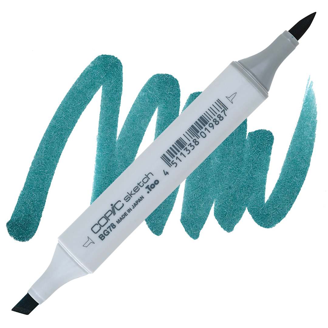 Open in modal - Copic Sketch Marker - Bronze BG78 marker and swatch