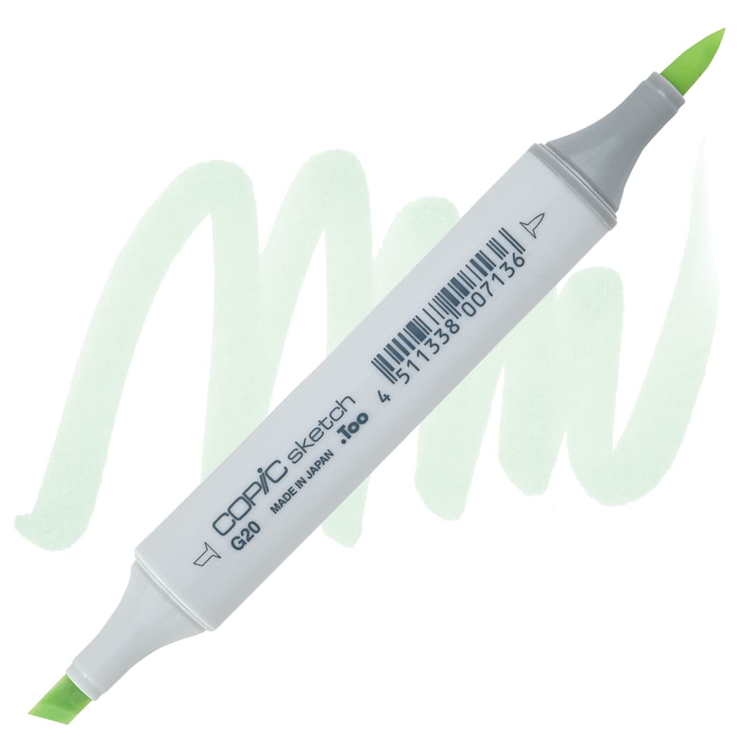 Open in modal - Copic Sketch Marker - Wax White G20 marker and swatch