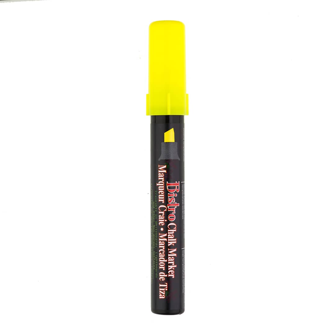 Open in modal - Uchida Bistro Chalk Marker Fluorescent Yellow