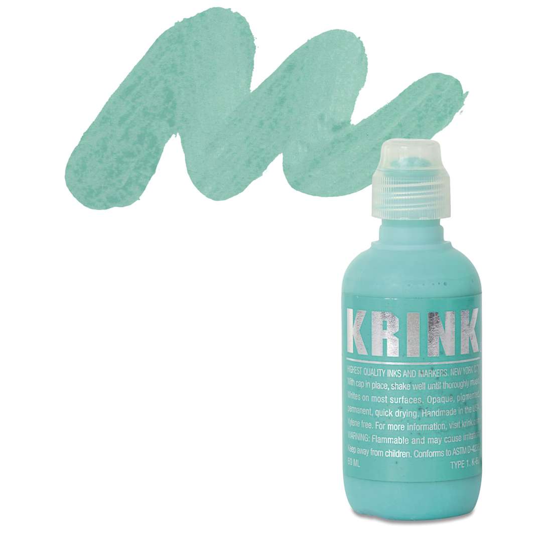 Open in modal - KRINK K-60 Paint Marker - Light Green marker and swatch