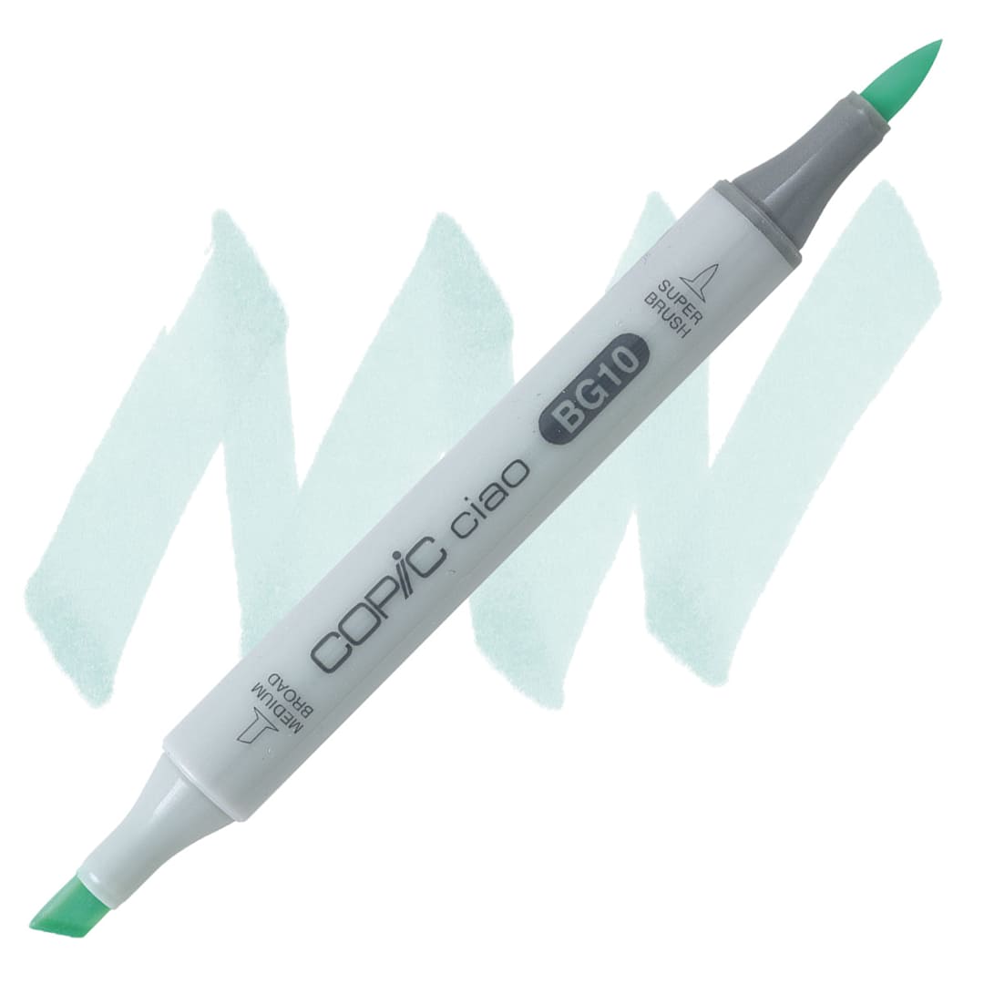 Open in modal - Copic Ciao Double Ended Marker - Cool Shadow BG10 marker and swatch