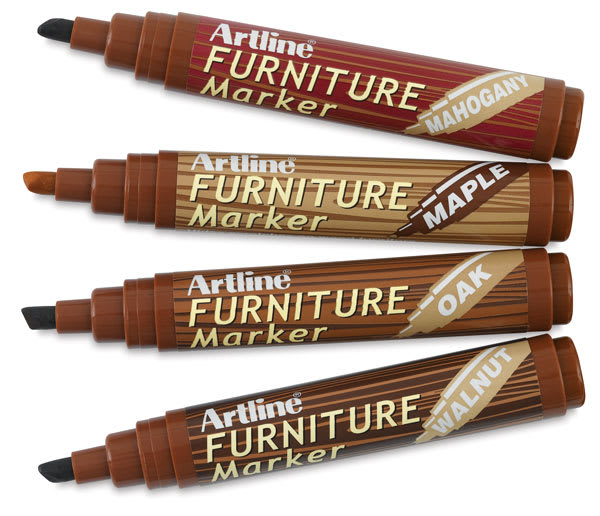 Open in modal - Furniture Markers - Mahogany, Oak, Maple and Walnut Markers from Set A