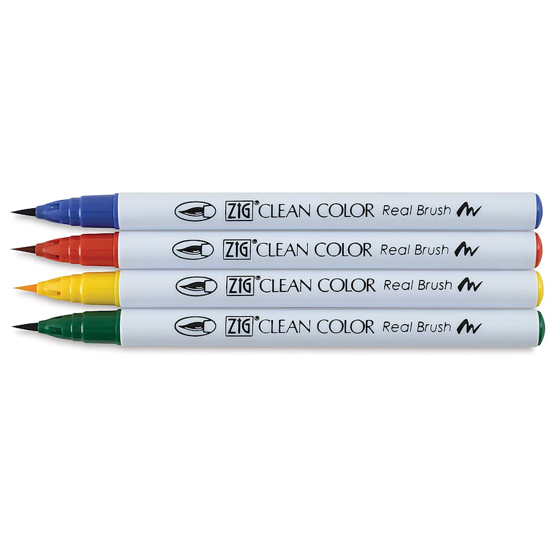 Open in modal - Zig Clean Color Real Brush Pen Set - Components of Pure Colors Set of 4