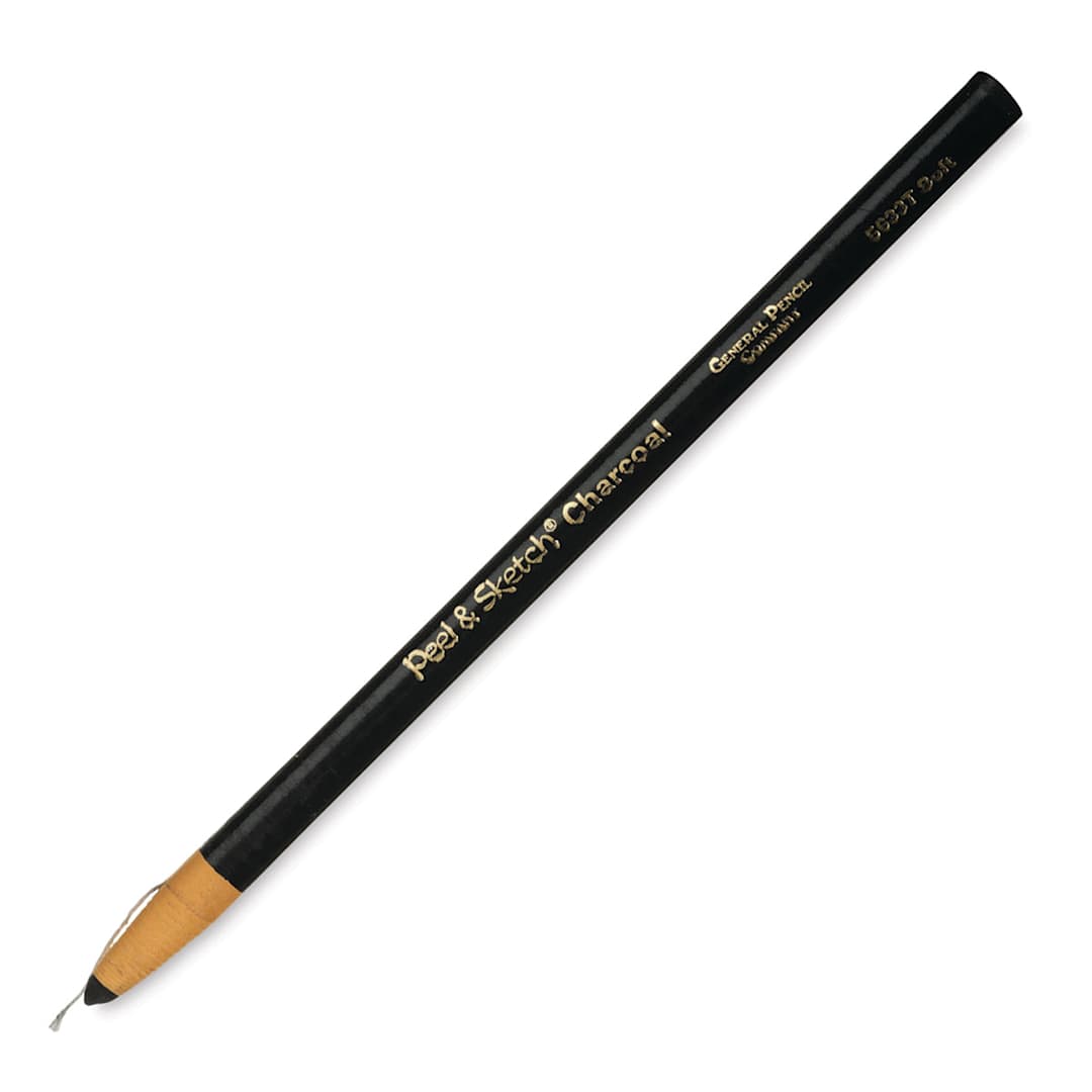 Open in modal - General's Peel and Sketch Charcoal - Soft, Single Pencil