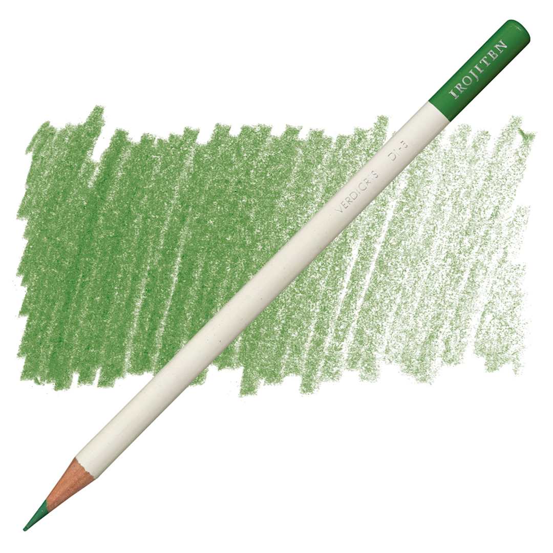 Open in modal - Irojiten Color Pencil - Verdigris pencil and swatch