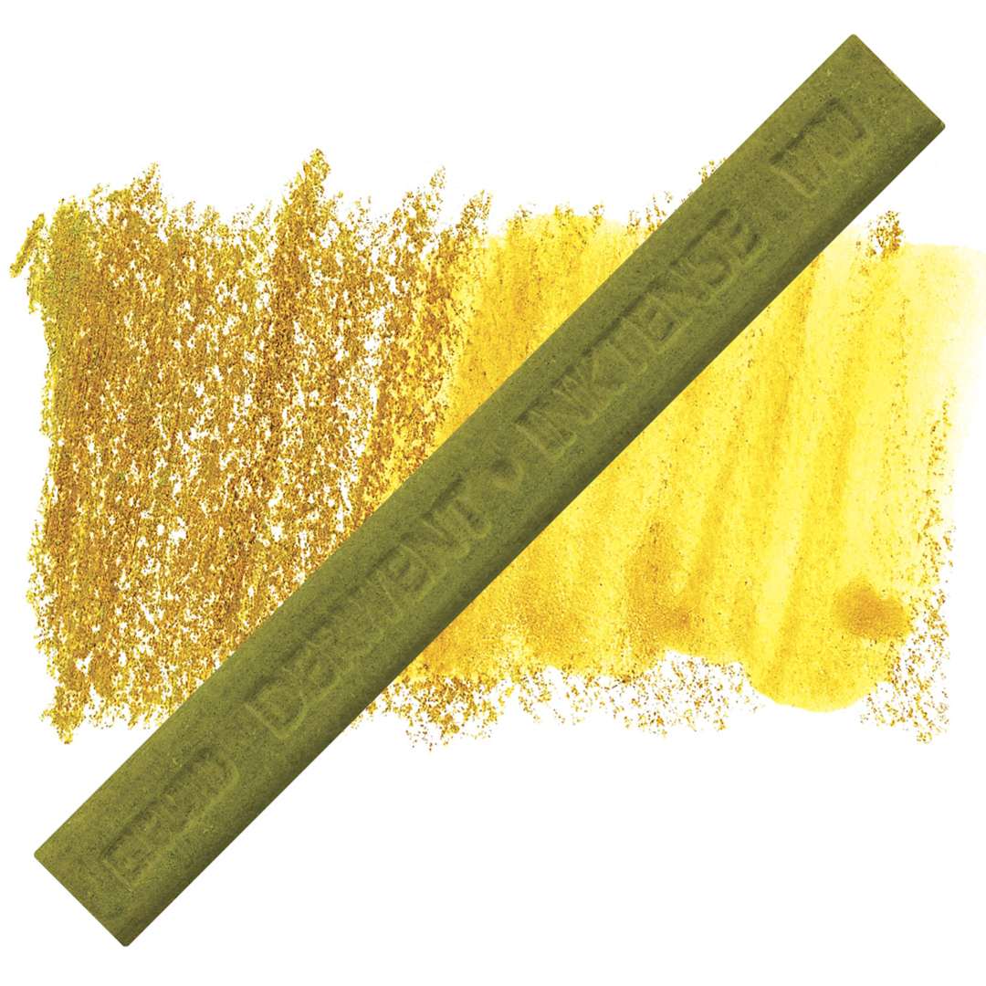 Open in modal - Derwent Inktense Block - Mustard block and swatch