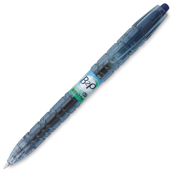 Open in modal - Pilot Begreen Bottle 2 Pen Rollerball Gel Pen  - Blue, single pen shown