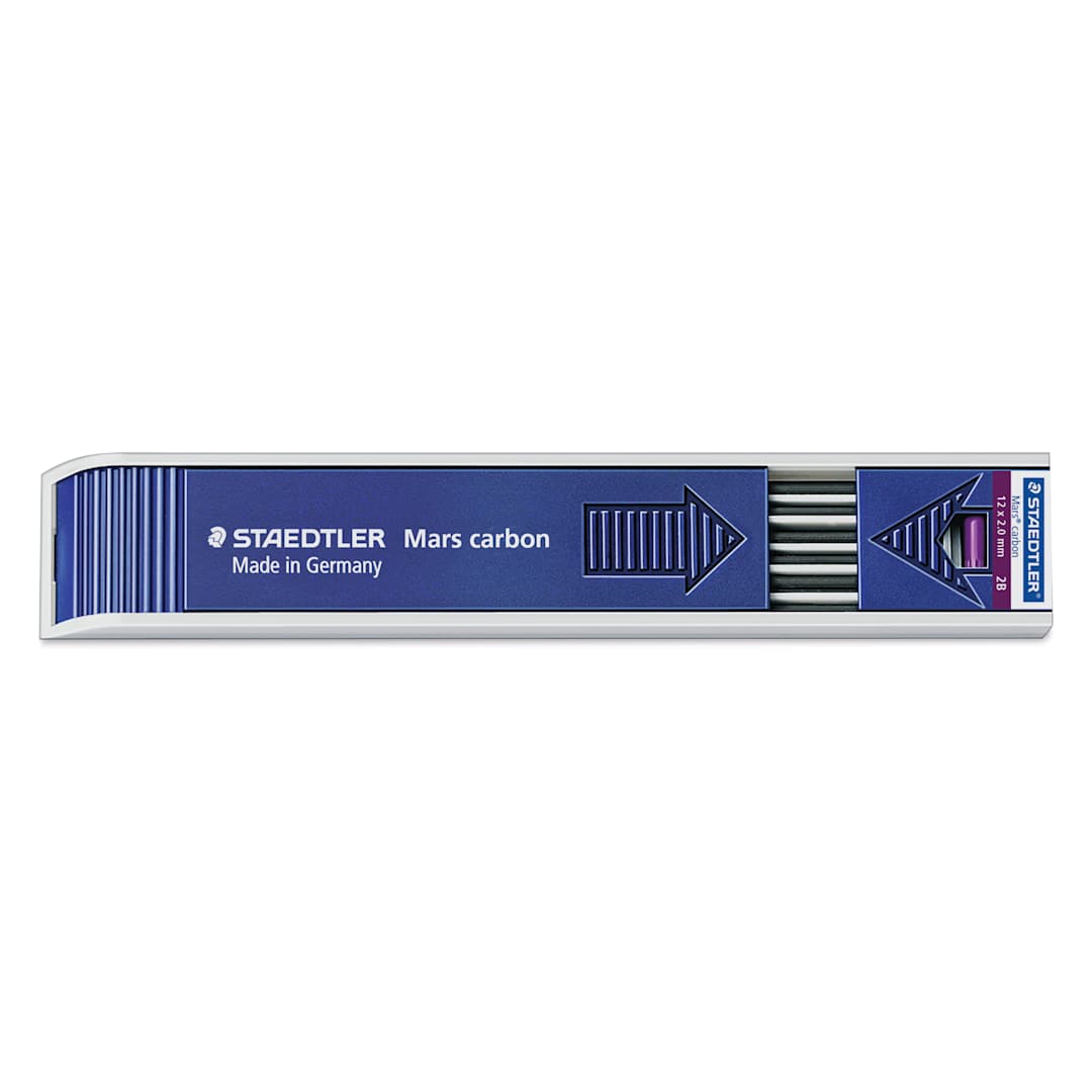 Open in modal - Staedtler Lumograph Leads - 2B, Pack of 12, packaging