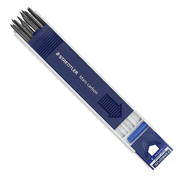 Open in modal - Staedtler Leads - Open package of 12 leads, with leads slightly protruding