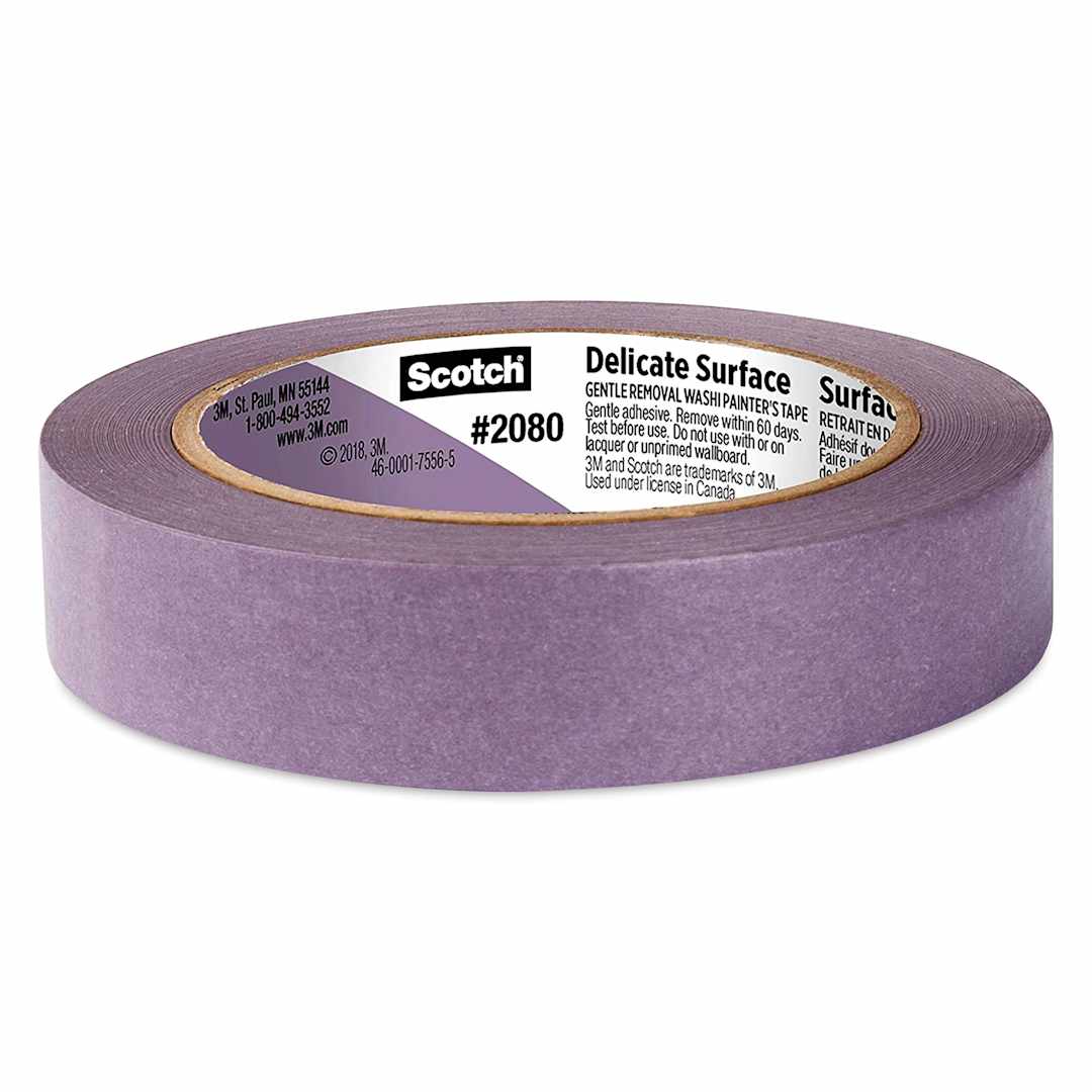 Open in modal - Scotch Painter's Tape for Delicate Surfaces - 0.94" x 60 yds, unwrapped from packaging