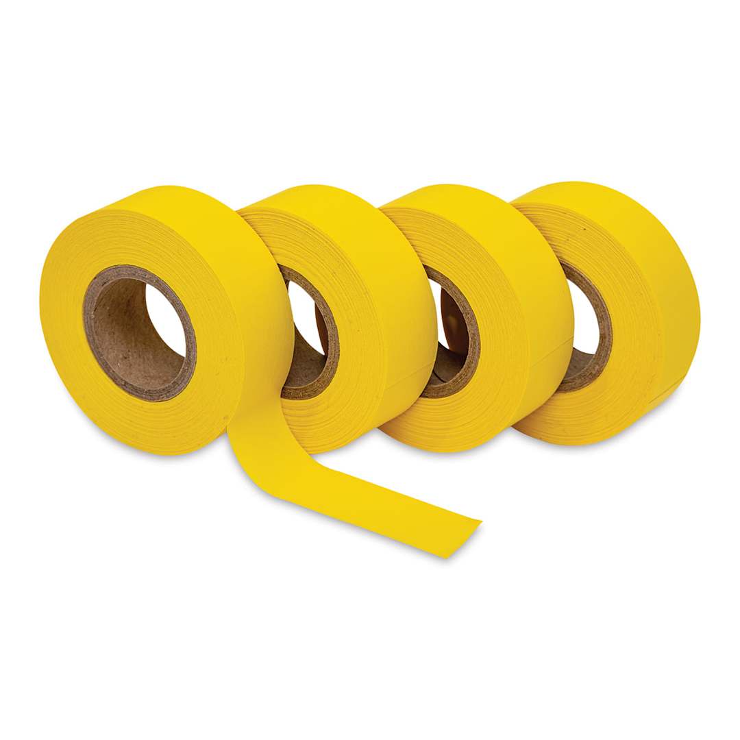 Open in modal - Col-R-Tone System Masking Tape Class Pack - 3/4" x 500", Yellow, Pkg of 4 rolls