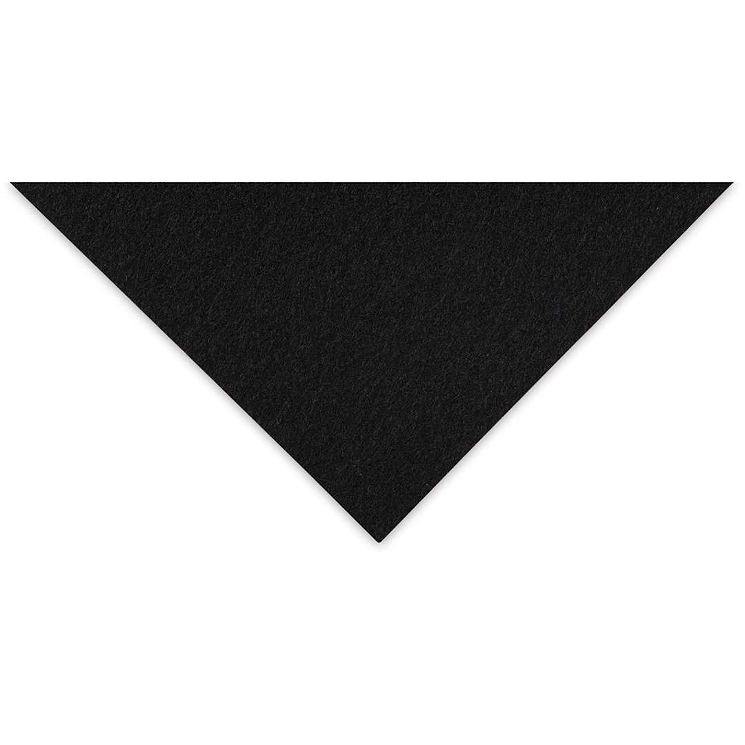 Open in modal - Peel & Stick Felt - Corner of Black 9" x 12" Felt Sheet