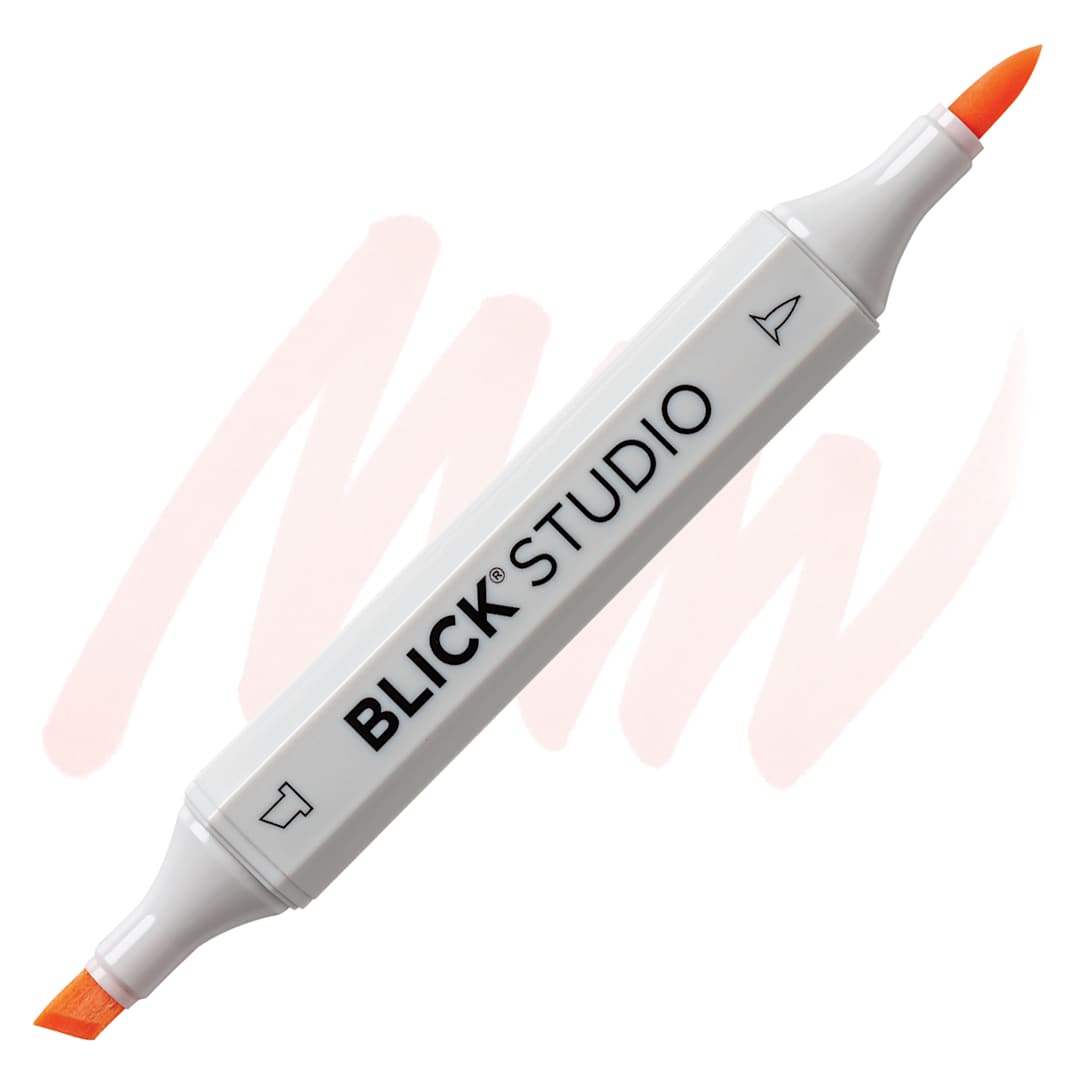 Open in modal - Blick Studio Brush Marker - Vanilla marker and swatch